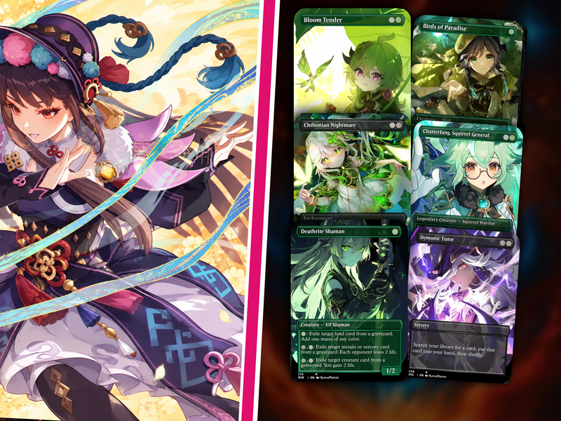 Genshin Impact Anime Commander Deck | 114+ Cards | PrimeDecks