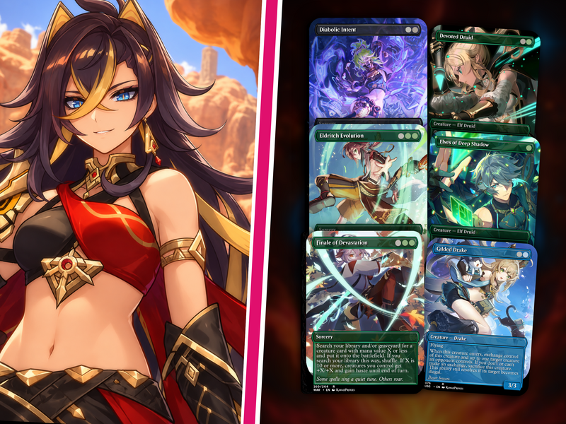 Genshin Impact Anime Commander Deck | 114+ Cards | PrimeDecks