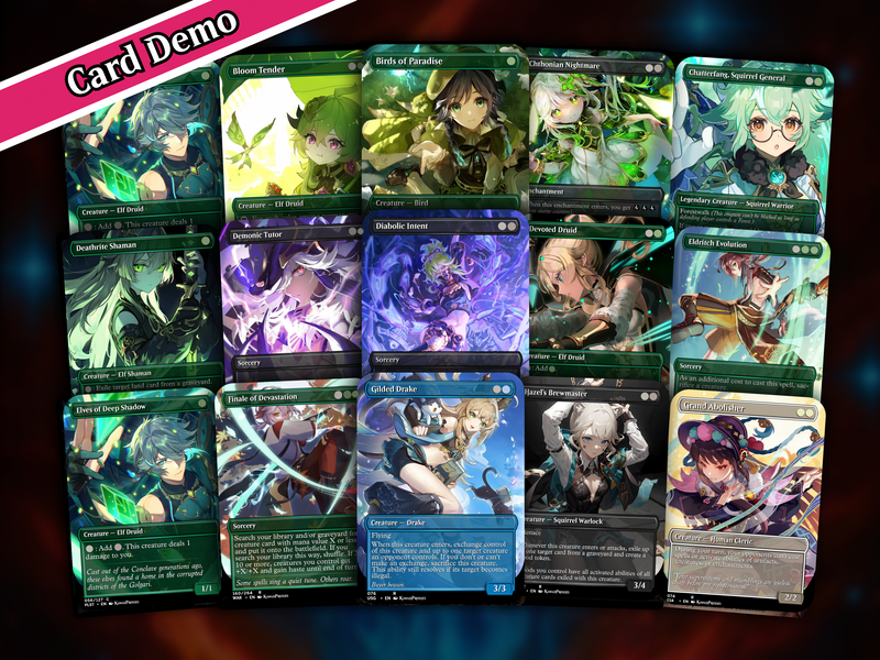Genshin Impact Anime Commander Deck | 114+ Cards | PrimeDecks