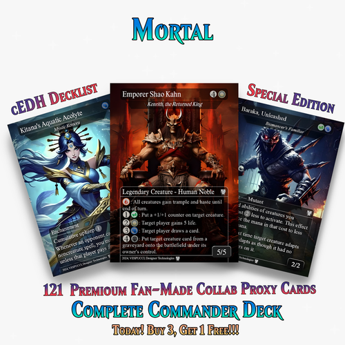Motal Proxy Commander Deck | 121+ Cards | PrimeDecks