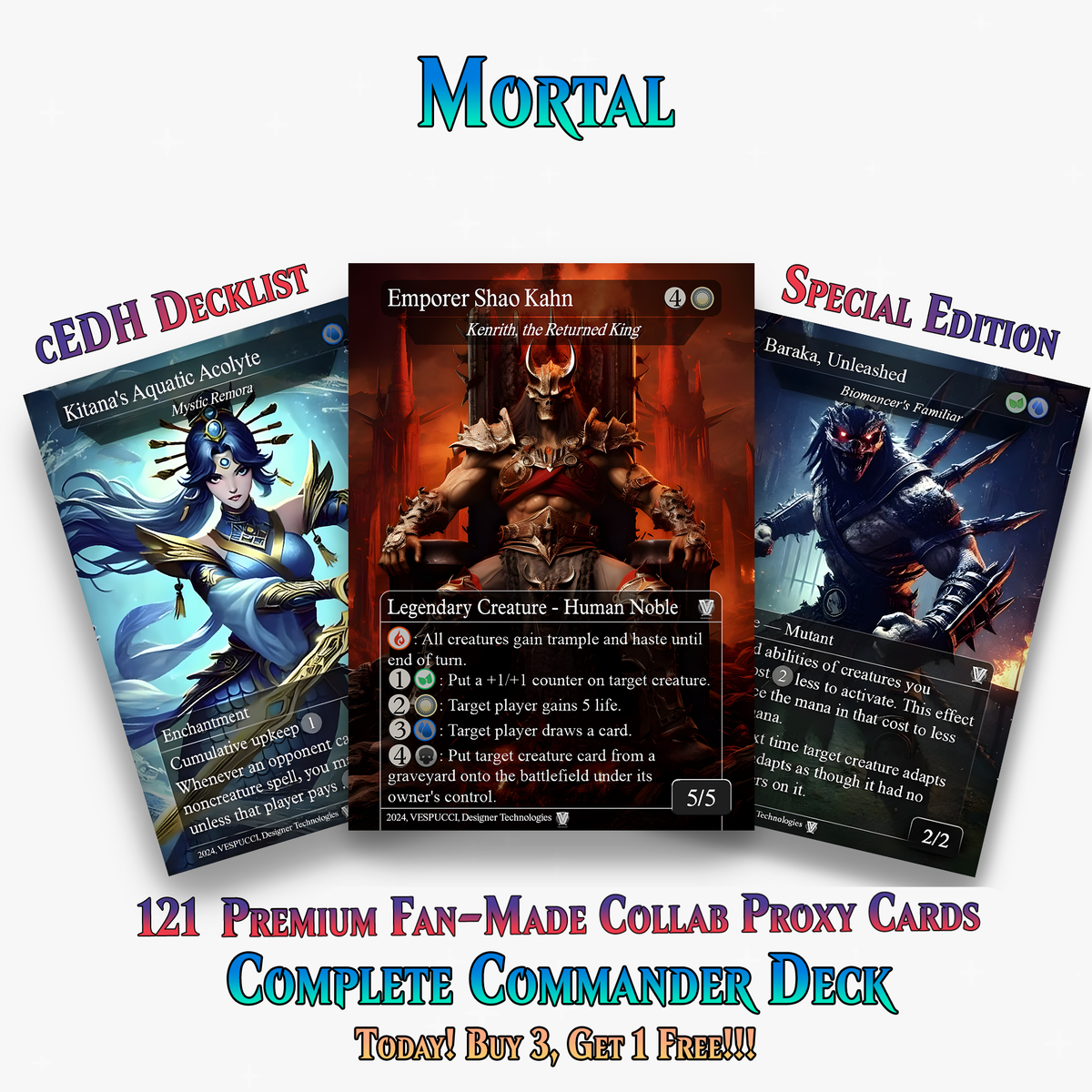 Motal Proxy Commander Deck | 121+ Cards | PrimeDecks