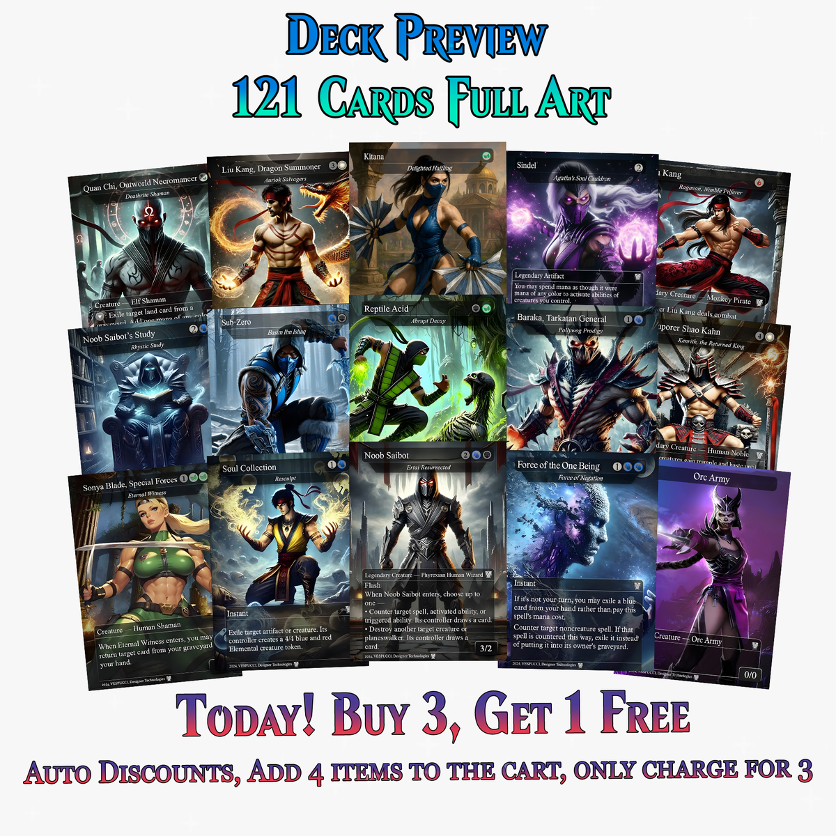 Motal Proxy Commander Deck | 121+ Cards | PrimeDecks