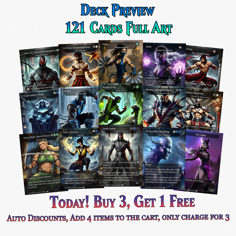 Motal Proxy Commander Deck | 121+ Cards | PrimeDecks