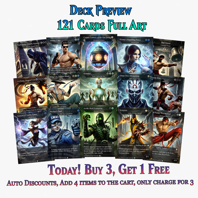 Motal Proxy Commander Deck | 121+ Cards | PrimeDecks