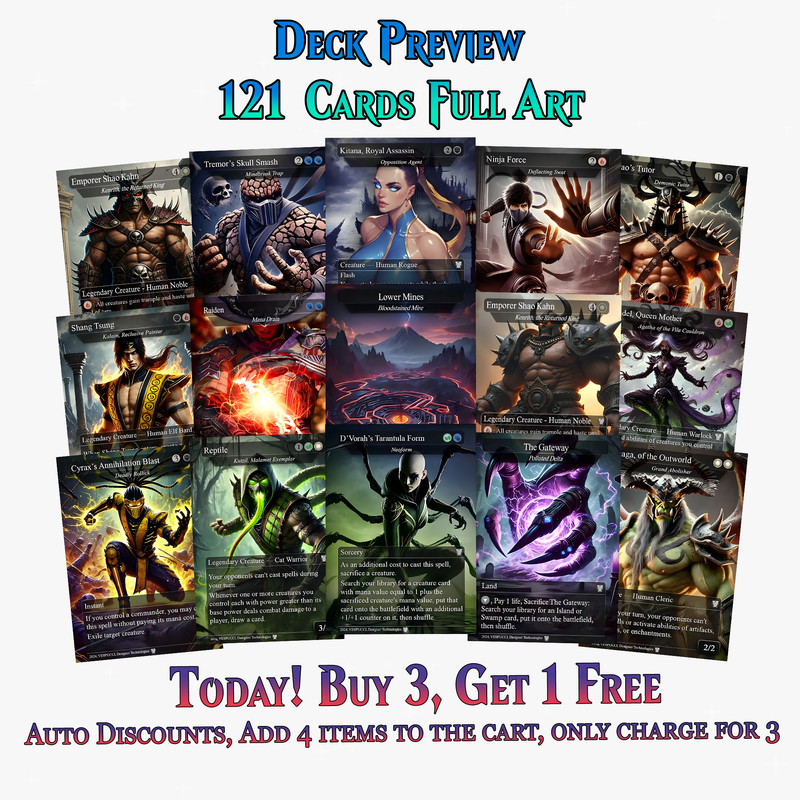 Motal Proxy Commander Deck | 121+ Cards | PrimeDecks