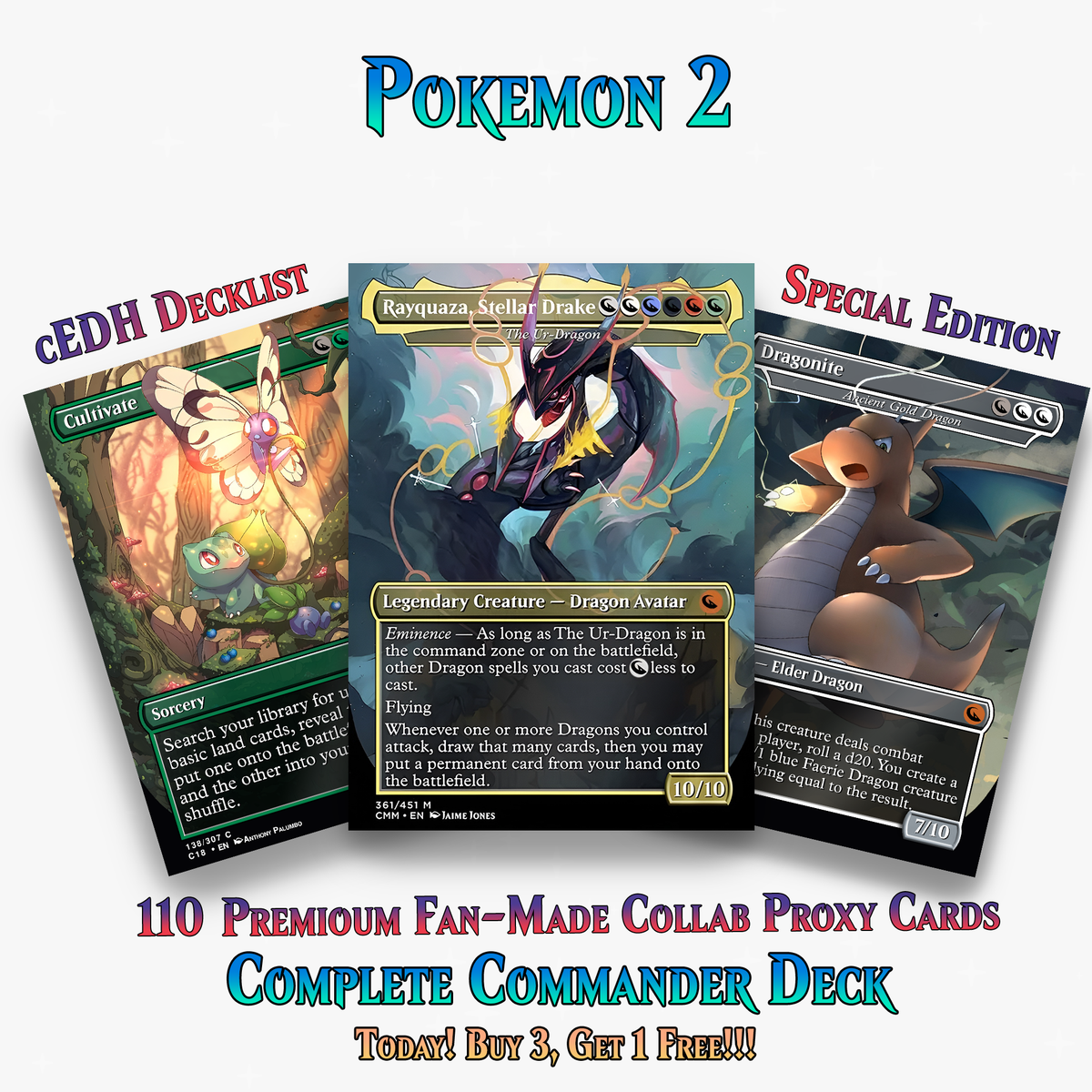 Pokémon Commander Deck Ver 2 | 110+ Cards | PrimeDecks