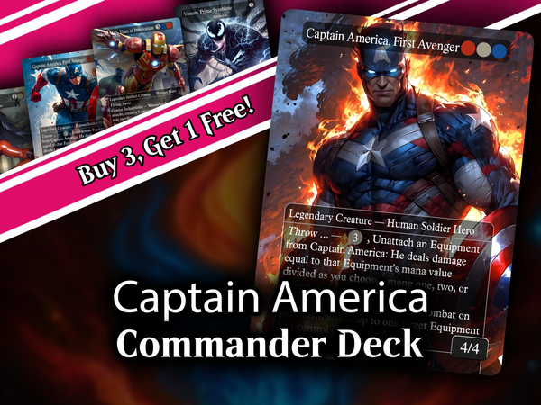 | New | Marvel Proxy Commander Deck | 123 Cards | PrimeDecks