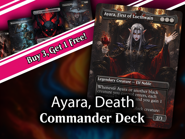 | New | Ayara Death by 1000 Cuts Gothic Sacrifice 100+ Cards | PrimeDecks