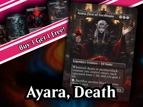 Ayara Death by 1000 Cuts Gothic Sacrifice 100+ Cards | PrimeDecks
