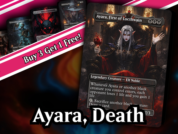 Ayara Death by 1000 Cuts Gothic Sacrifice 100+ Cards | PrimeDecks