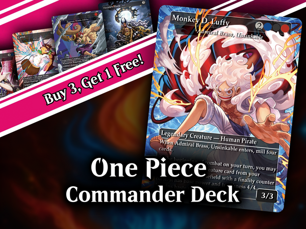 | New | One Piece Commander Deck | 121+ Cards | PrimeDecks