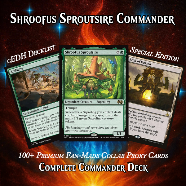 Shroofus Sproutsire Fungal Swarm MTG Proxy Commander Deck | 108 Cards | ProxyTCG