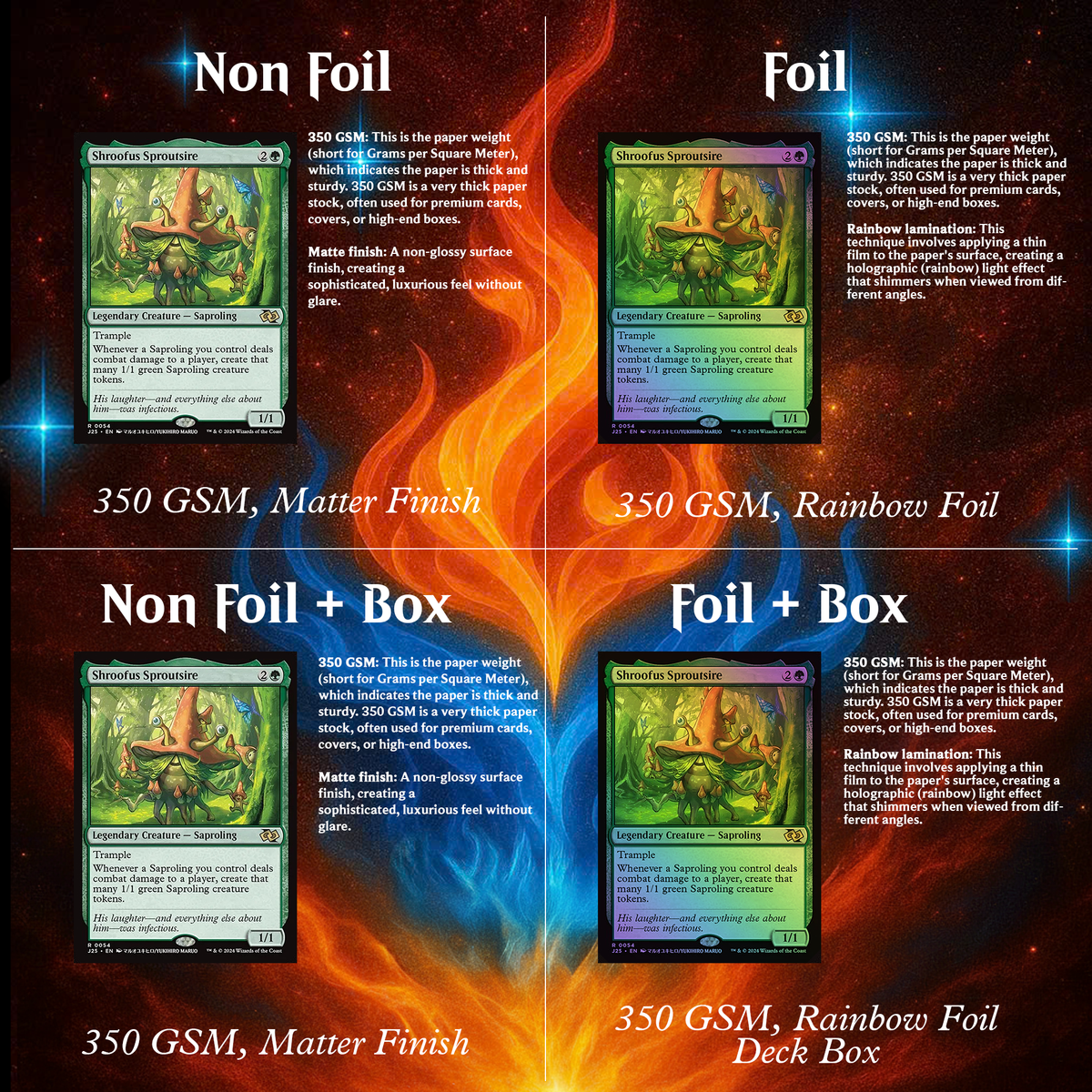 Shroofus Sproutsire Fungal Swarm Commander Deck | 108+ Cards | PrimeDecks