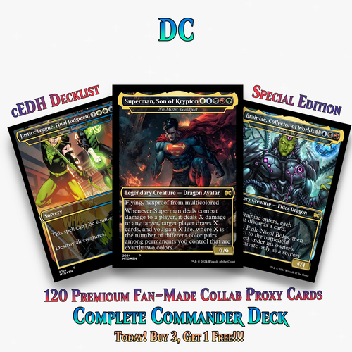 DC Superhero Commander Deck | 120+ Cards | PrimeDecks