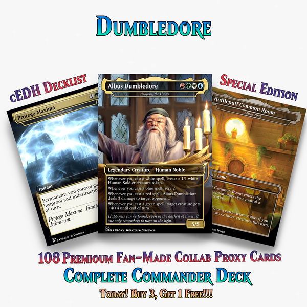 Dumbledore Light Magic Commander Deck | 108+ Cards | PrimeDecks