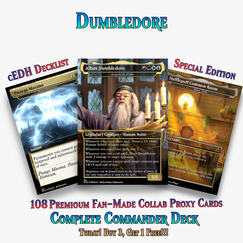 Dumbledore Light Magic Commander Deck | 108+ Cards | PrimeDecks