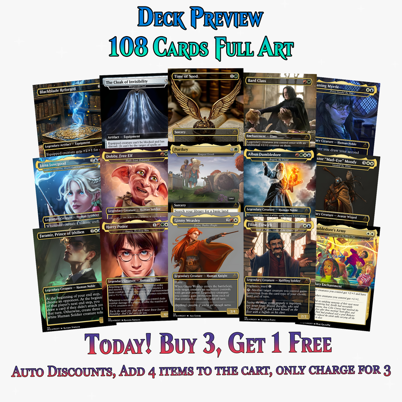 Dumbledore Light Magic Commander Deck | 108+ Cards | PrimeDecks