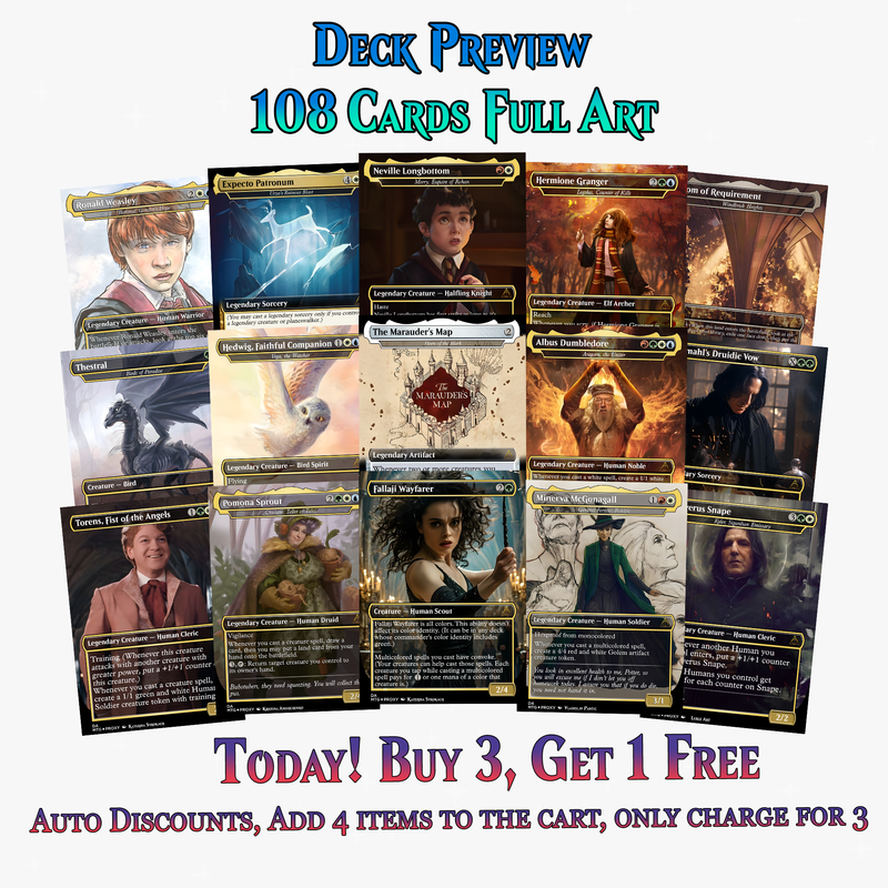Dumbledore Light Magic Commander Deck | 108+ Cards | PrimeDecks