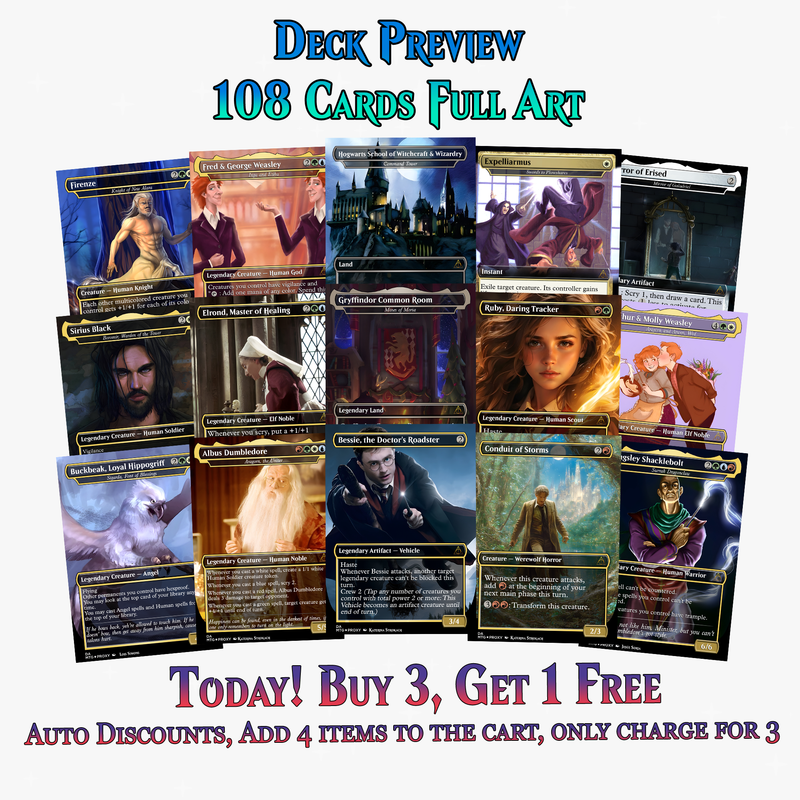 Dumbledore Light Magic Commander Deck | 108+ Cards | PrimeDecks