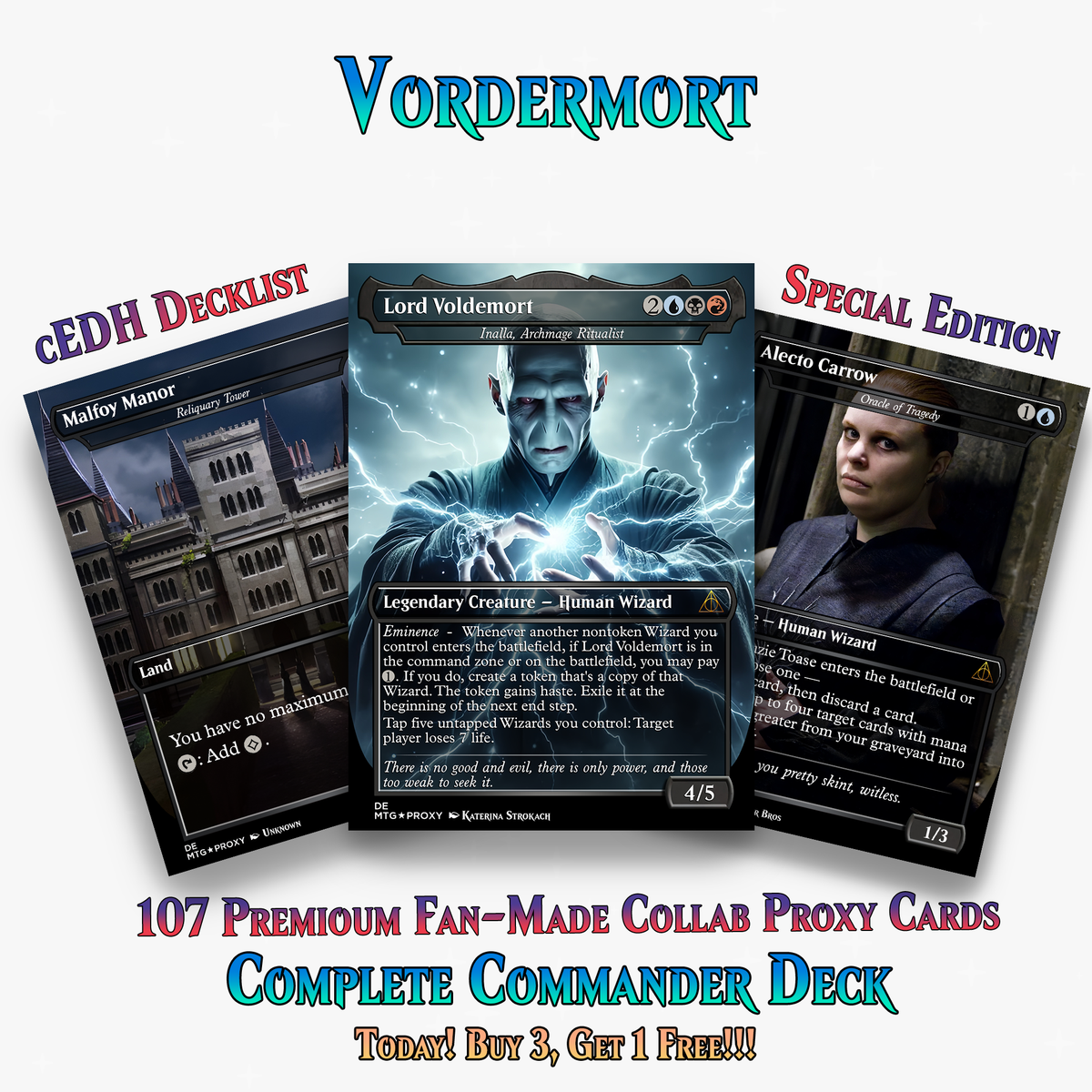 Voldemort’s Legion Commander Deck – 107+ Cards | PrimeDecks