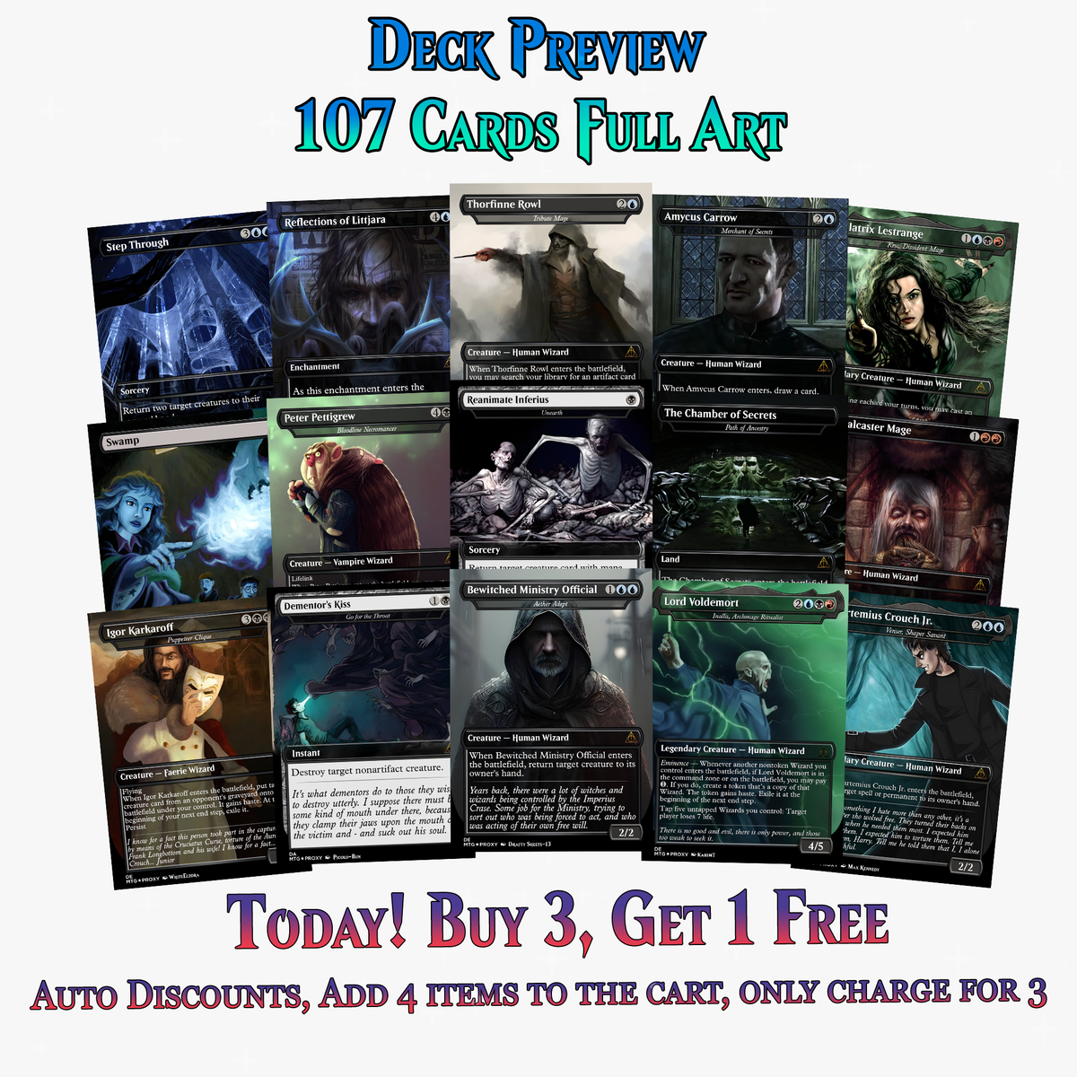 Voldemort’s Legion Commander Deck – 107+ Cards | PrimeDecks