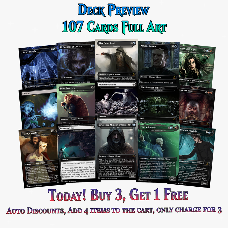 Voldemort’s Legion Commander Deck – 107+ Cards | PrimeDecks