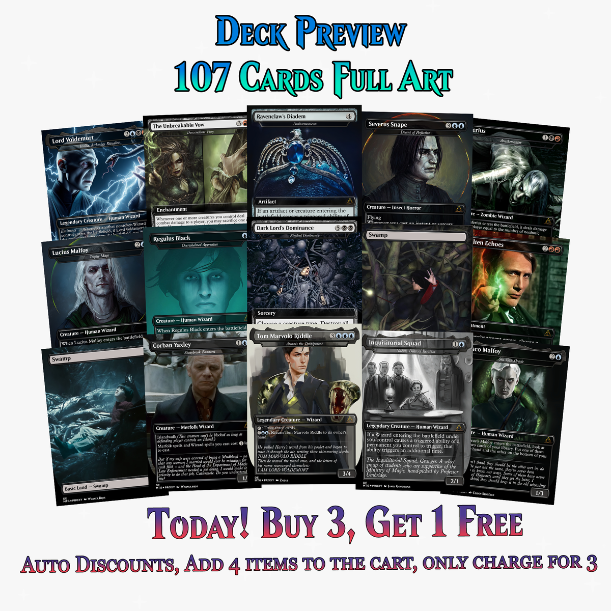 Voldemort’s Legion Commander Deck – 107+ Cards | PrimeDecks