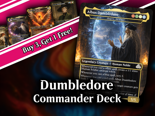 | New | Dumbledore Light Magic Commander Deck | 108+ Cards | PrimeDecks
