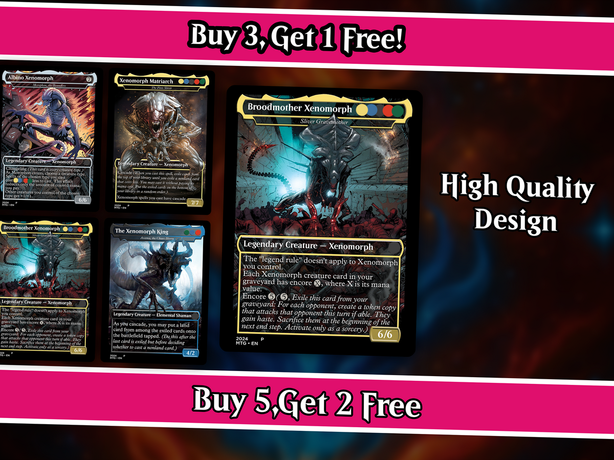 | New | Xenomoth Alien Commander Deck – 113+ Cards | PrimeDecks — Image 2