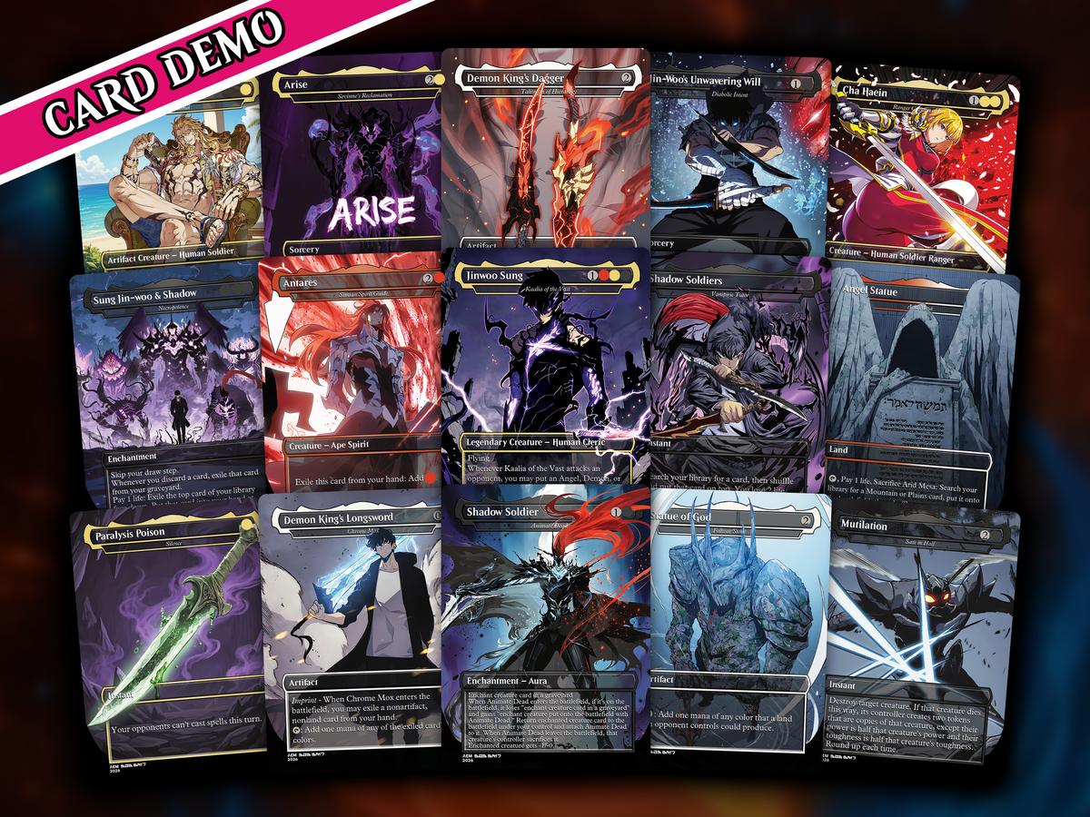 | New | Solo Leveling Commander Deck – 112+ Cards | PrimeDecks — Image 7