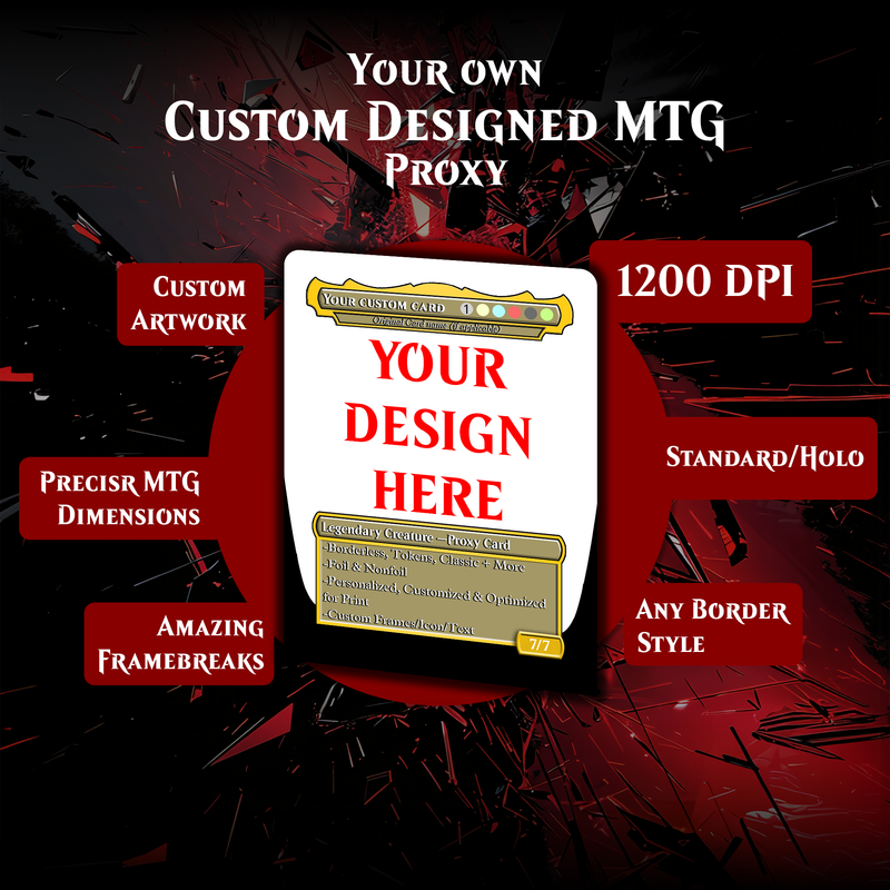 Custom Commander Deck | 120 Limited Cards + 10 Bonus Lands + Storage Box | PrimeDecks