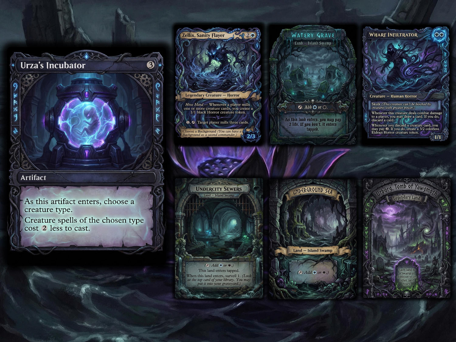 | New | Captain N'ghathrod Horror Tribal Commander Deck | 100 Cards | PrimeDecks