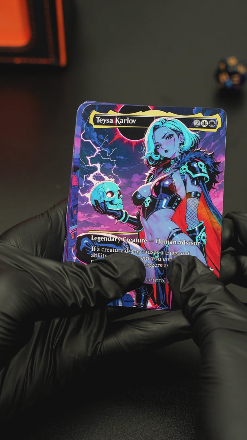 | New | Teysa Goths Anime Commander Deck | 126-Card Fan-Made MTG Proxy Set | PrimeDecks