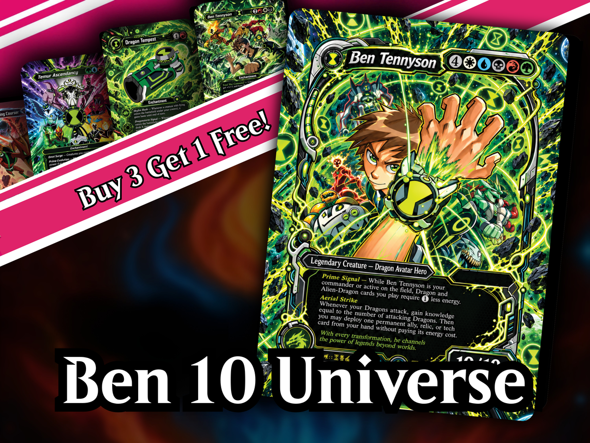 | New | Ben 10 Universe Commander Proxy Deck | Custom Art EDH Cards | PrimeDecks | LK-240 | image 1