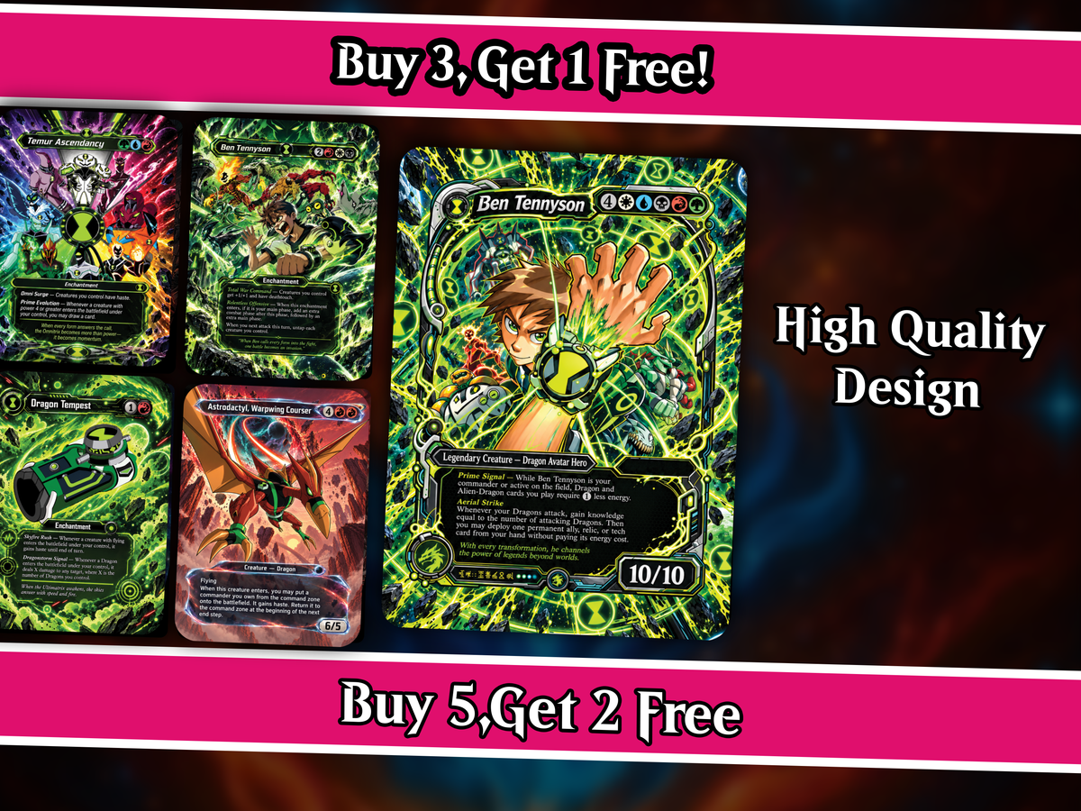 | New | Ben 10 Universe Commander Proxy Deck | Custom Art EDH Cards | PrimeDecks | LK-240 | image 2
