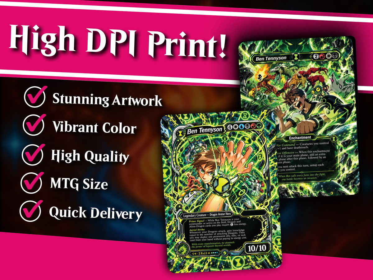 | New | Ben 10 Universe Commander Proxy Deck | Custom Art EDH Cards | PrimeDecks | LK-240 | image 4