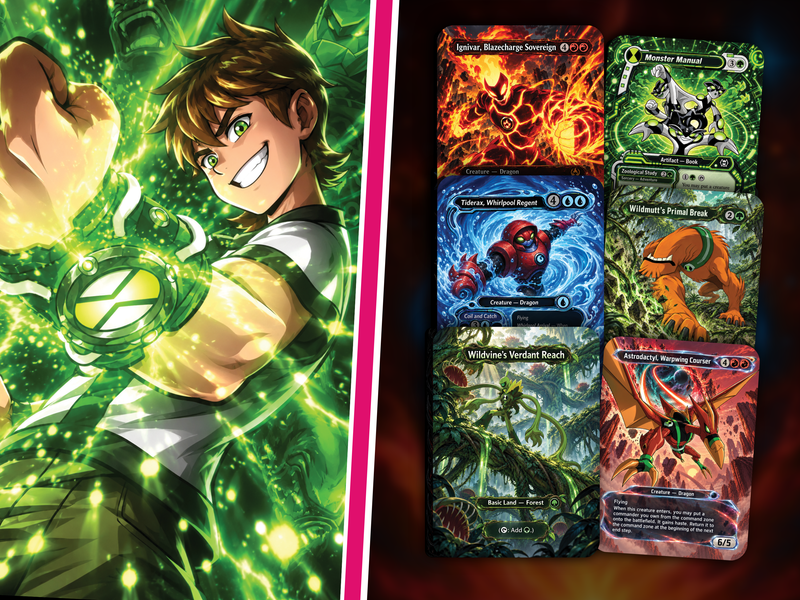 | New | Ben 10 Universe Commander Proxy Deck | Custom Art EDH Cards | PrimeDecks | LK-240 | image 5