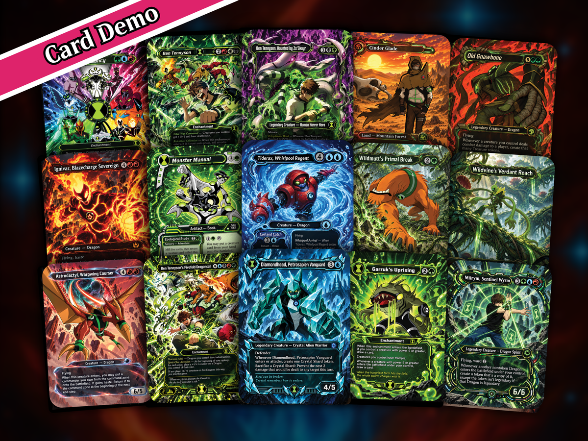 | New | Ben 10 Universe Commander Proxy Deck | Custom Art EDH Cards | PrimeDecks | LK-240 | image 8
