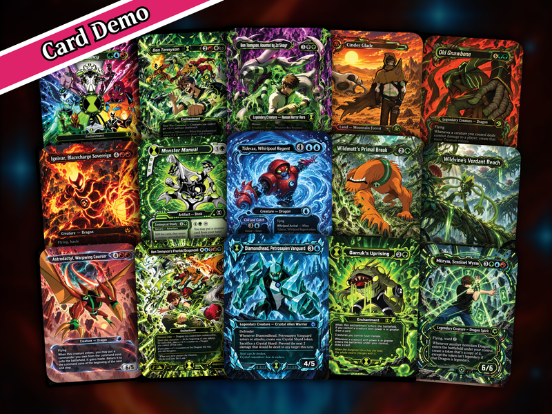 | New | Ben 10 Universe Commander Proxy Deck | Custom Art EDH Cards | PrimeDecks | LK-240 | image 8